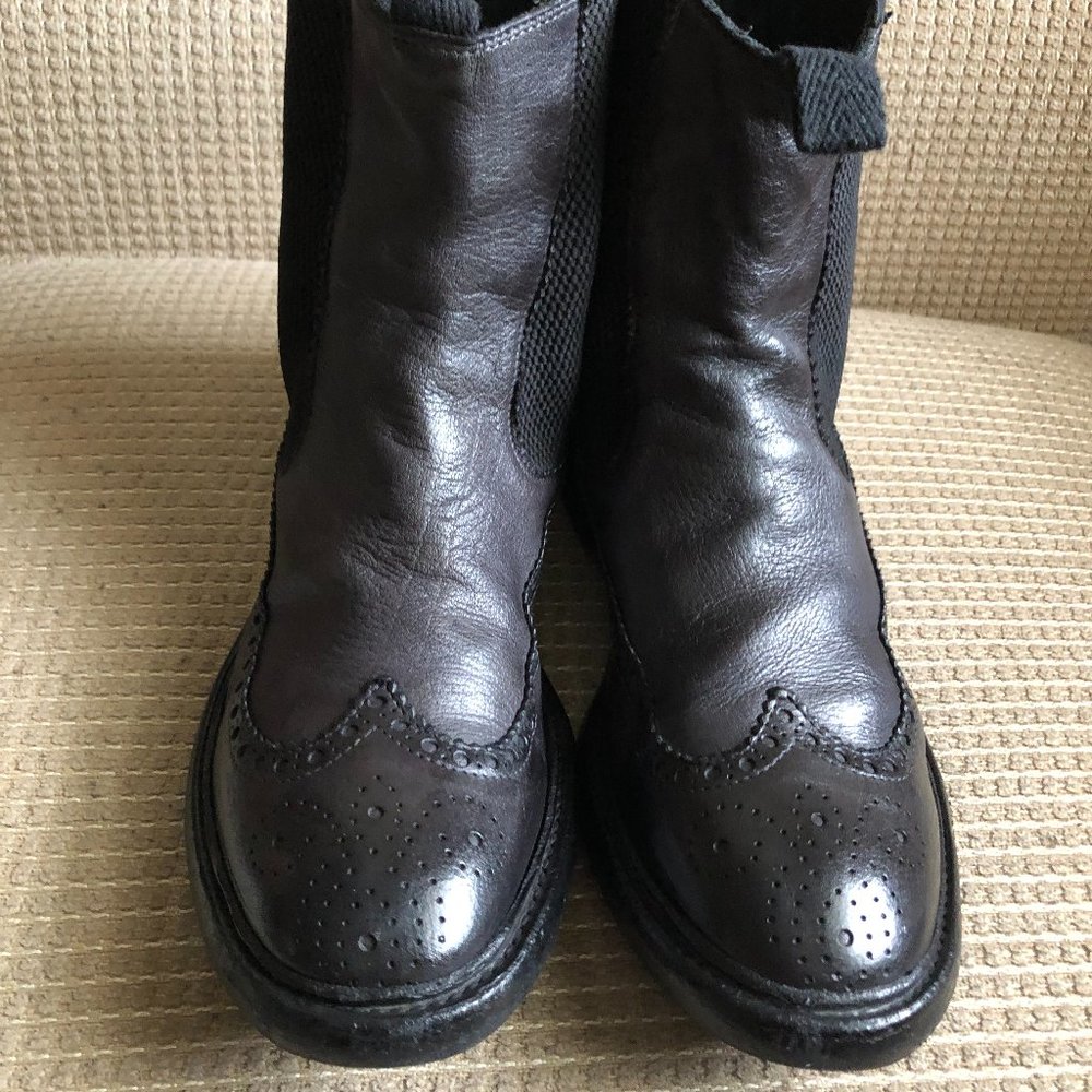 Preventi Men's Black Leather Boots